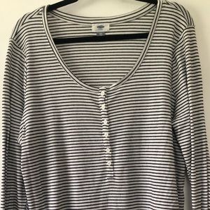 Old Navy - Long Sleeved, Scoop Neck Henley